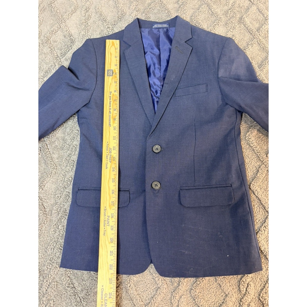 Boys Beige IZOD 3 piece Suit Jacket Size 16 And Pants Size 16 - Picture 2 of 14